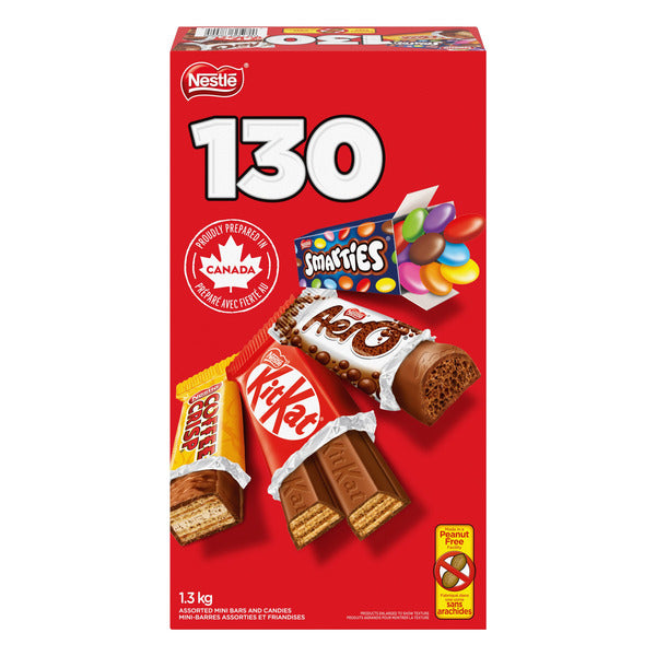 NESTLE ASSORTED MINI CHOCOLATE BARS, PACK OF 130