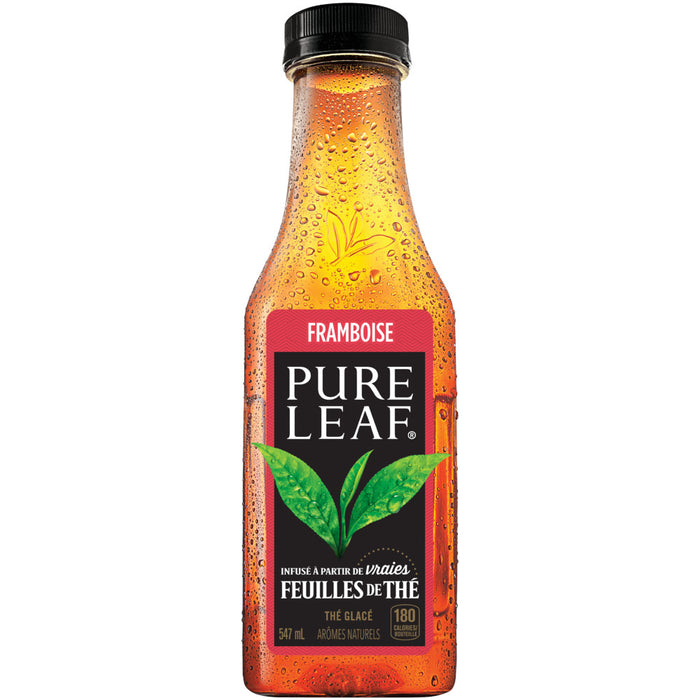 THOMAS J LIPTON, PURE LEAF ICED TEA RASPBERRY, 12 x 547ml