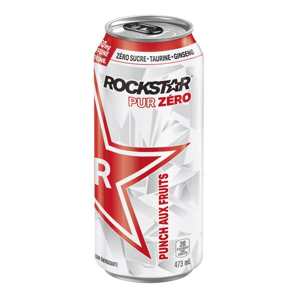 ROCKSTAR, ENERGY DRINK FRUIT PUNCHED,  12 X 473ML