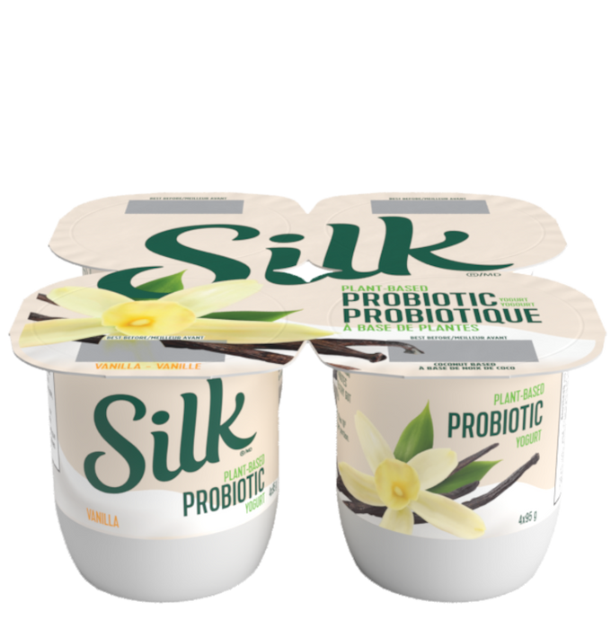 SILK YOGURT - VANILLA - 4X90GR