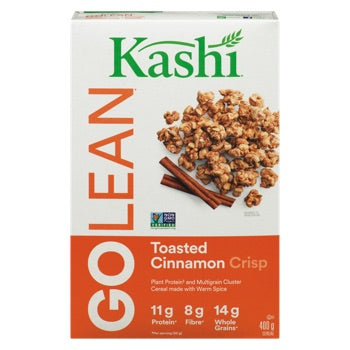 KASHI GO LEAN CEREAL TOASTED CINNAMON CRISP 400 G