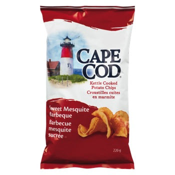 CHIPS CAPE COD SWEET MESQUITE BBQ 220 G