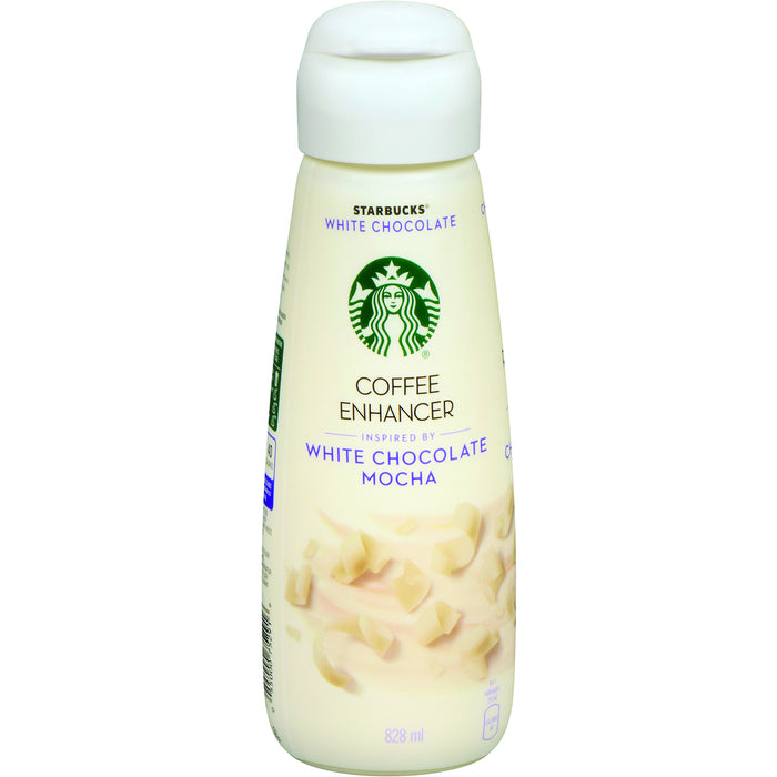 STARBUCKS, WHITE CHOCOLATE MOCHA COFFEE ENHANCER, 828 ML