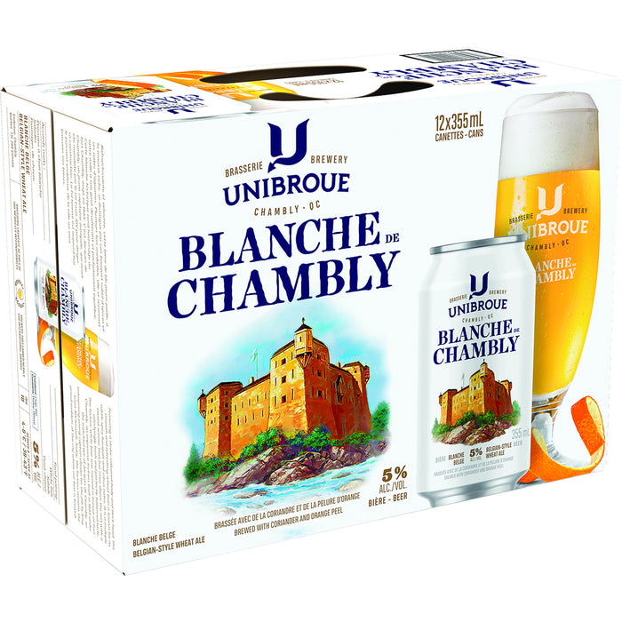 UNIBROUE, BLANCHE DE CHAMBLY BELGIAN WHEAT ALE 5%, 12 X 355 ML