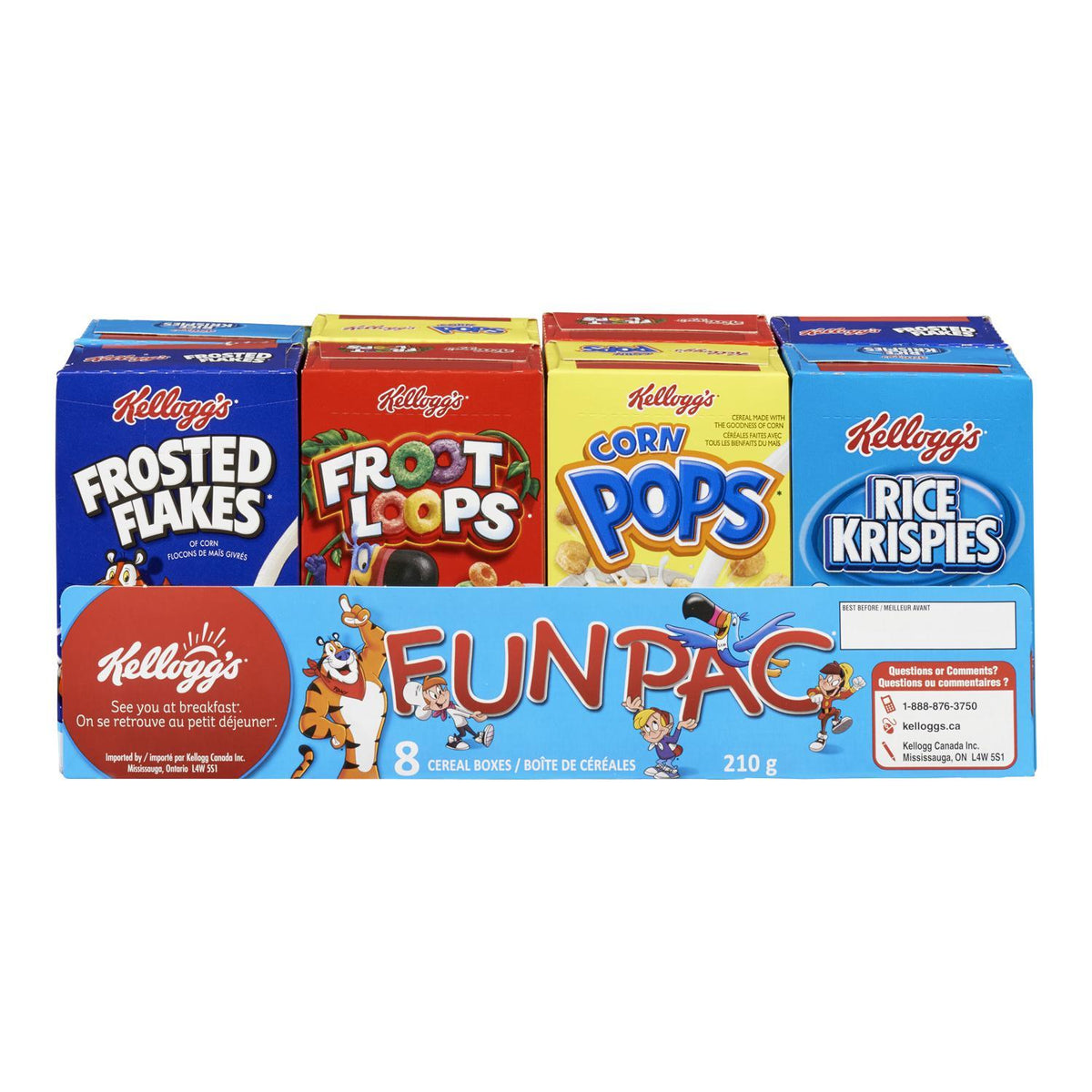 KELLOGG FUN PAC CEREAL 8S 210 G — Delivurr