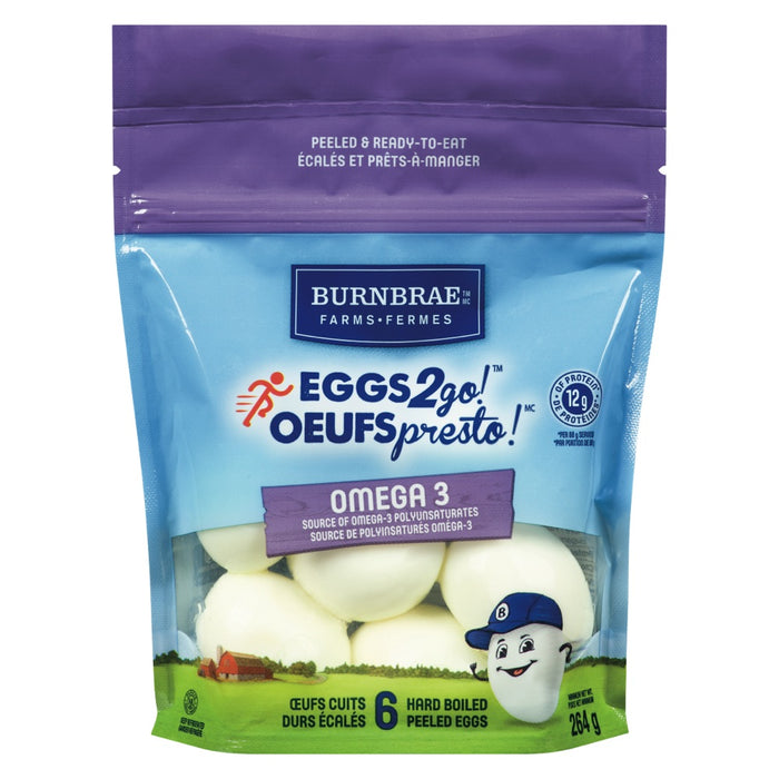 BURNBRAE FARMS EGGS2GO HARD BOILED EGGS - 6 PACK