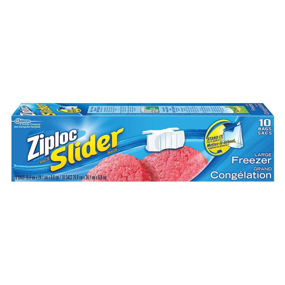 Ziploc®, Grands sacs d'emballage Slider, Marque Ziploc®