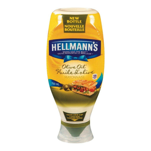 HELLMAN'S MAYO HUILE OLIVE COMPRIMABLE 750 ML