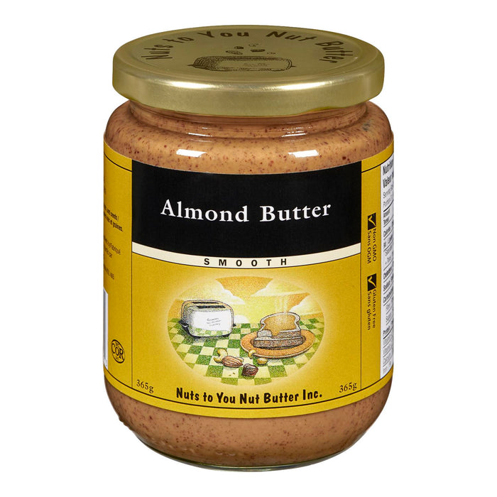 NUTS TO YOU ALMOND BUTTER SMOOTH 365G