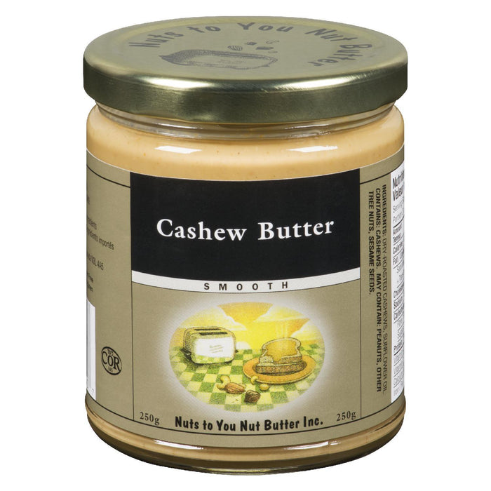 NUTS TO YOU NUT BUTTER CASHEW BUTTER SMOOTH 250 G