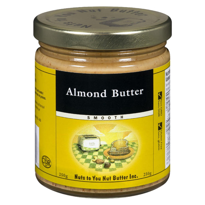 NUTS TO YOU NUT BUTTER ALMOND BUTTER SMOOTH 250 G
