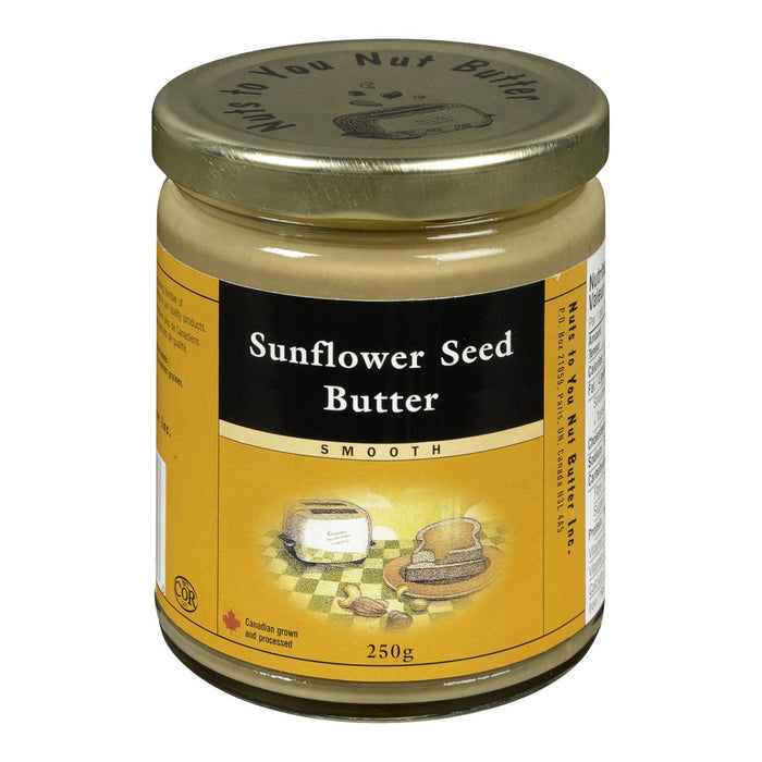 NUTS TO YOU NUT BUTTER INC BUTTER SUNFLOWER SEED 250 G
