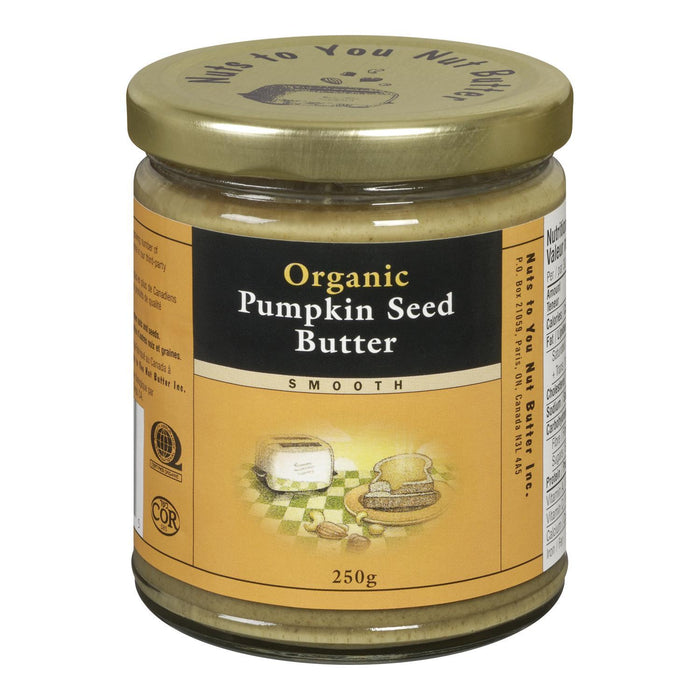 NUTS TO YOU NUT BUTTER PUMPKIN SEED BUTTER SMOOTH ORGANIC 250 G