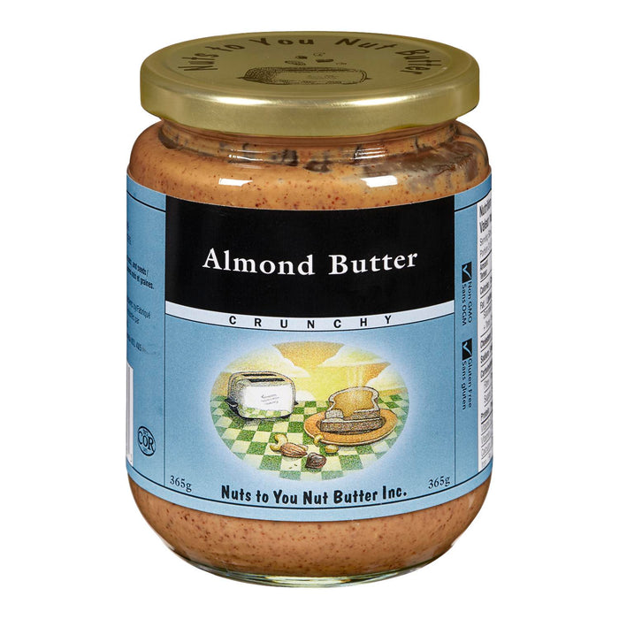 NUTS TO YOU ALMOND BUTTER CRUNCHY 365G