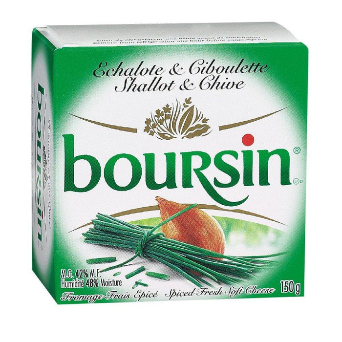 BOURSIN FROMAGE FROMAGE /CHALOTTE ET CIBOULETTE 150 G