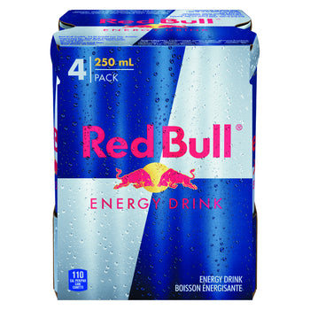 RED BULL ENERGY DRINK 4 X 250 ML