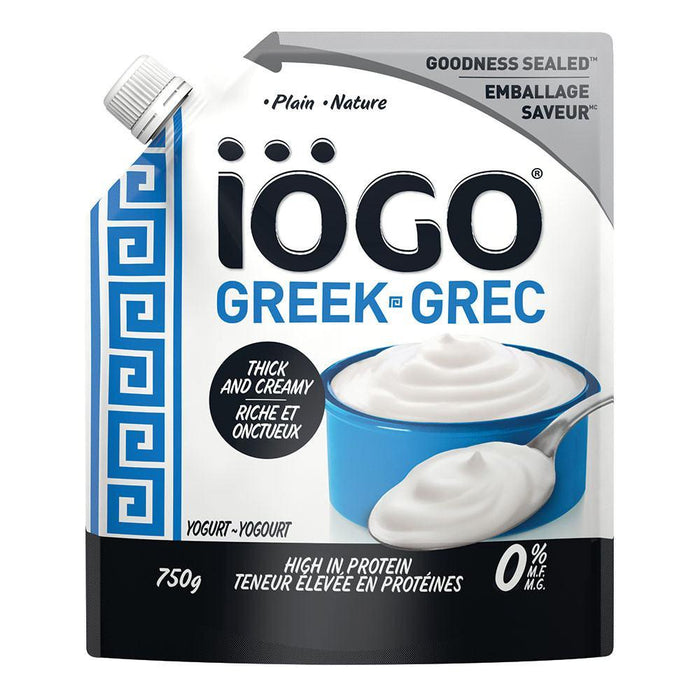 IOGO GREEK YOGURT PLAIN 0% 750 G