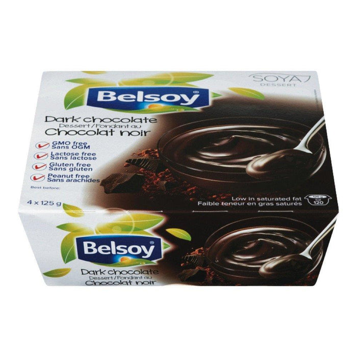 BELSOY DESSERT DARK CHOCOLATE 4 x 125 G