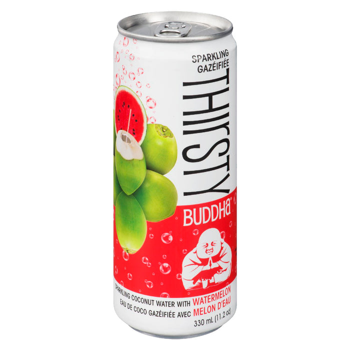 THIRSTY BUDDHA SPARKLING COCONUT WATER WITH WATERMELON 330ML