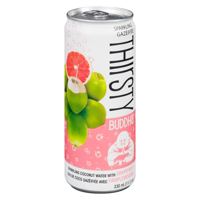 THIRSTY BUDDHA SPARKLING COCONUT WATER WITH GRAPEFRUIT 330ML
