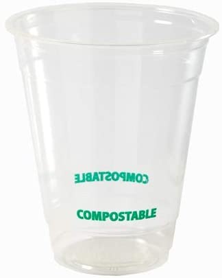 ECO GUARDIAN, COMPOSTABLE CLEAR CUPS 12 OZ, 1000 UNITS