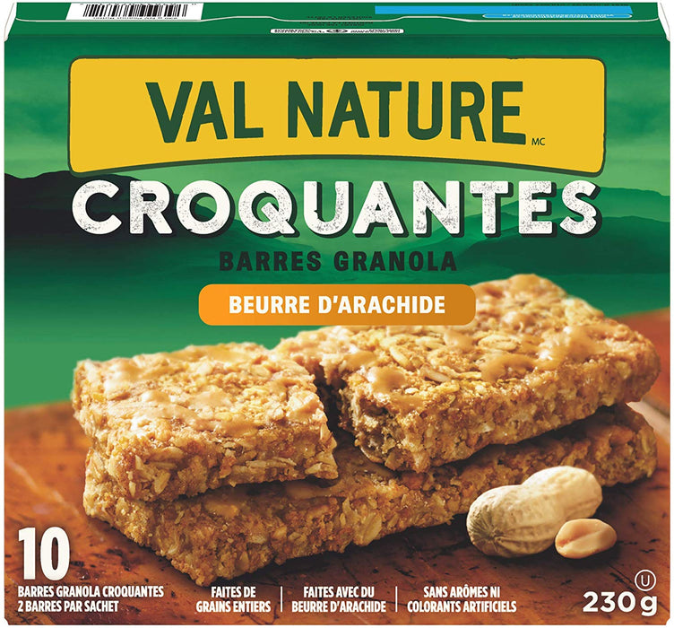 NATURE VALLEY, CRUNCHY PEANUT BUTTER, 10 PACK 230 G