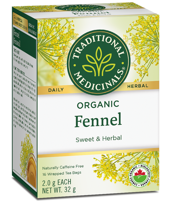 TRADITIONAL MEDICINALS ORGANIC FENNEL TEA 16UN