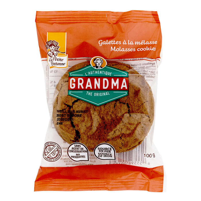 GRANDMA, THE ORIGINAL  MOLASSES COOKIES, 12 X 100 G