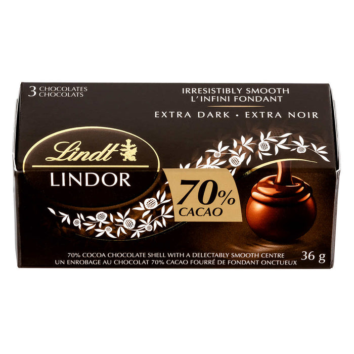 LINDT, EXTRA DARK CHOCOLATE, 12 × 36 G