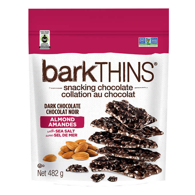 BARKTHINS DARK CHOCOLATE ALMONDS, 482G