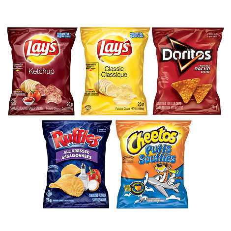 FRITO-LAY, LUNCH VARIETY PACK, 54 X 28G