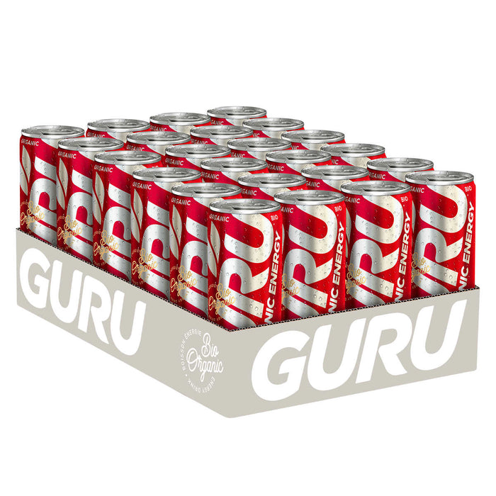 GURU ORGANIC ENERGY DRINK, 24 X 250 ML