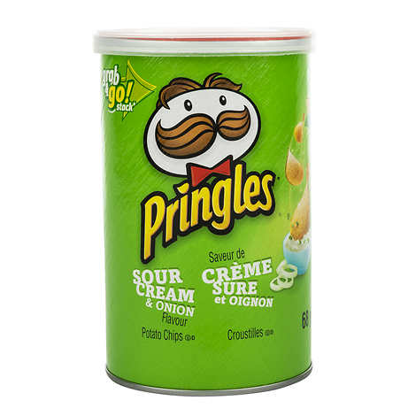 PRINGLES, CHIPS SOUR CREAM AND ONION, 12 X 67G