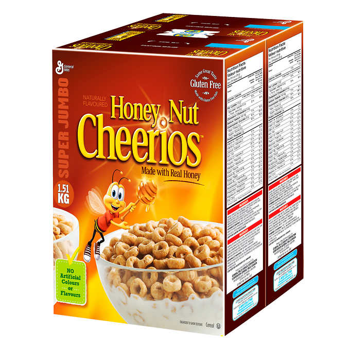 General Mills Honey Nut Cheerios Large Size Cereal, 15.4 oz - Harris Teeter