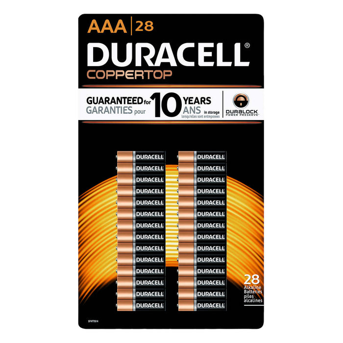 DURACELL, AAA BATTERIES, 28 UNITS