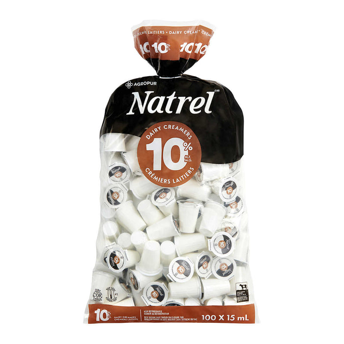 NATREL 10% DAIRY CREAMER, 100 X 15 ML