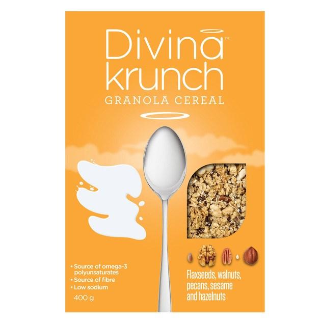 DIVINA KRUNCH CEREAL NUTS AND PECANS 400 G